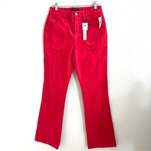 Sanctuary Vivid Red Flare Pants